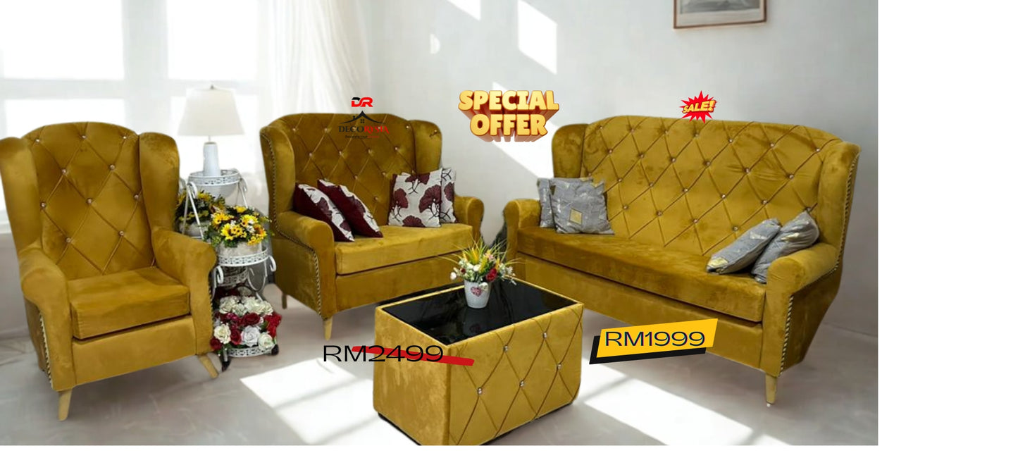 sofa wings chair