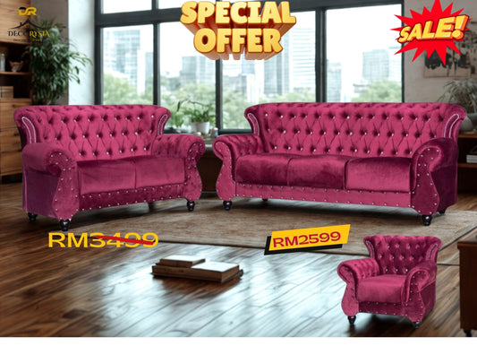 sofa chesterfild high back